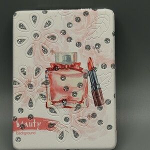 Embellished dual Compact Mirror